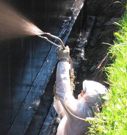 Гидроизоляция фундамента, подвалов, стен, полов резиной CBS